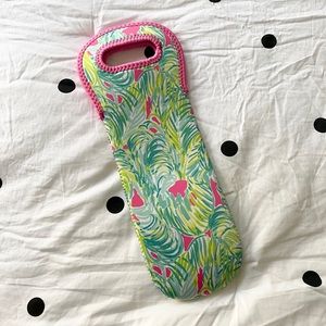 Lily Pulitzer NWOT Wine Bottle Case Carrier